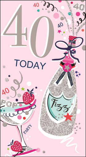 Picture of 40 TODAY BIRTHDAY CARD